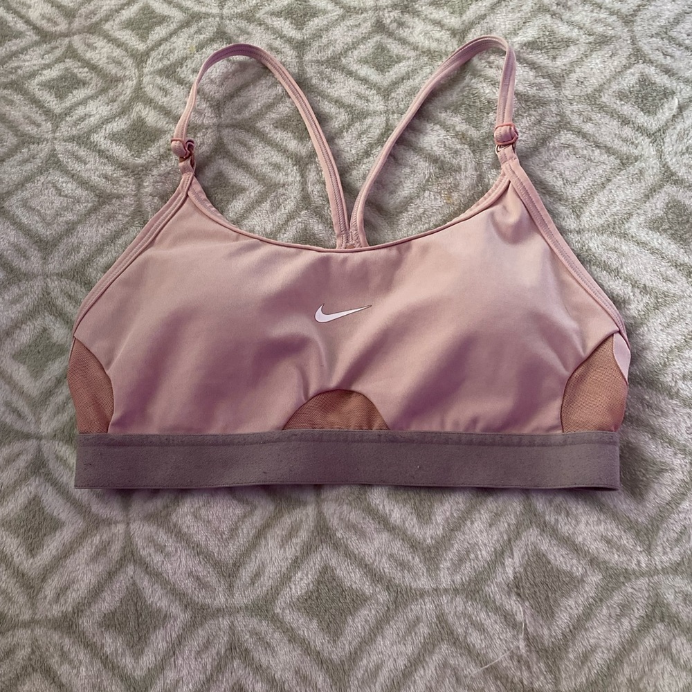 Nike dry-fit pink sports bra